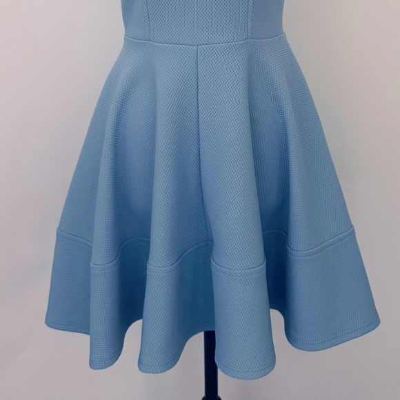 Lulus Home Before Daylight Mini Knee Length Dress, Periwinkle Sky Blue, Size S - Picture 9 of 14
